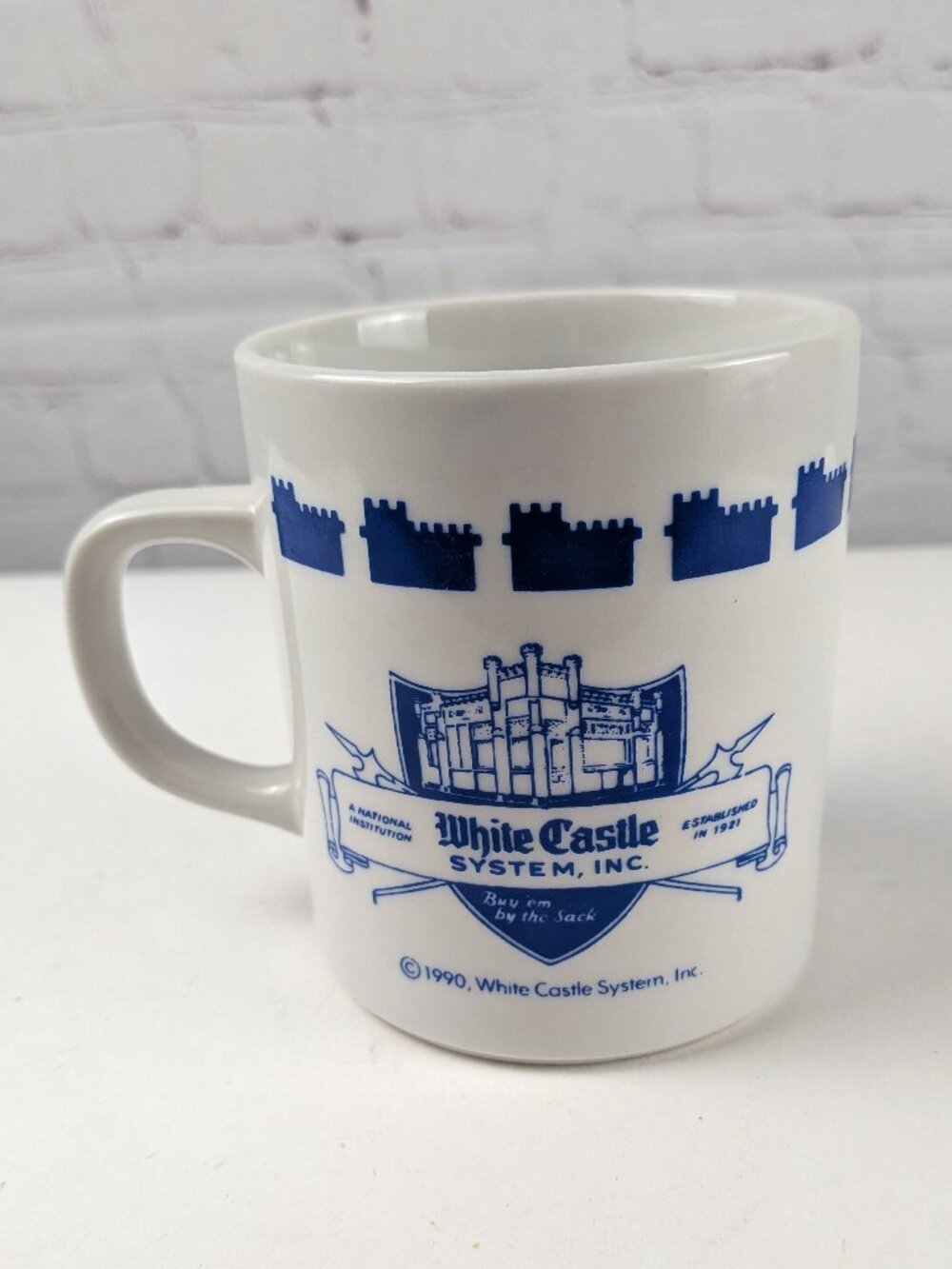 Vintage 90s White Castle Ceramic Mug - Picture 3 of 8